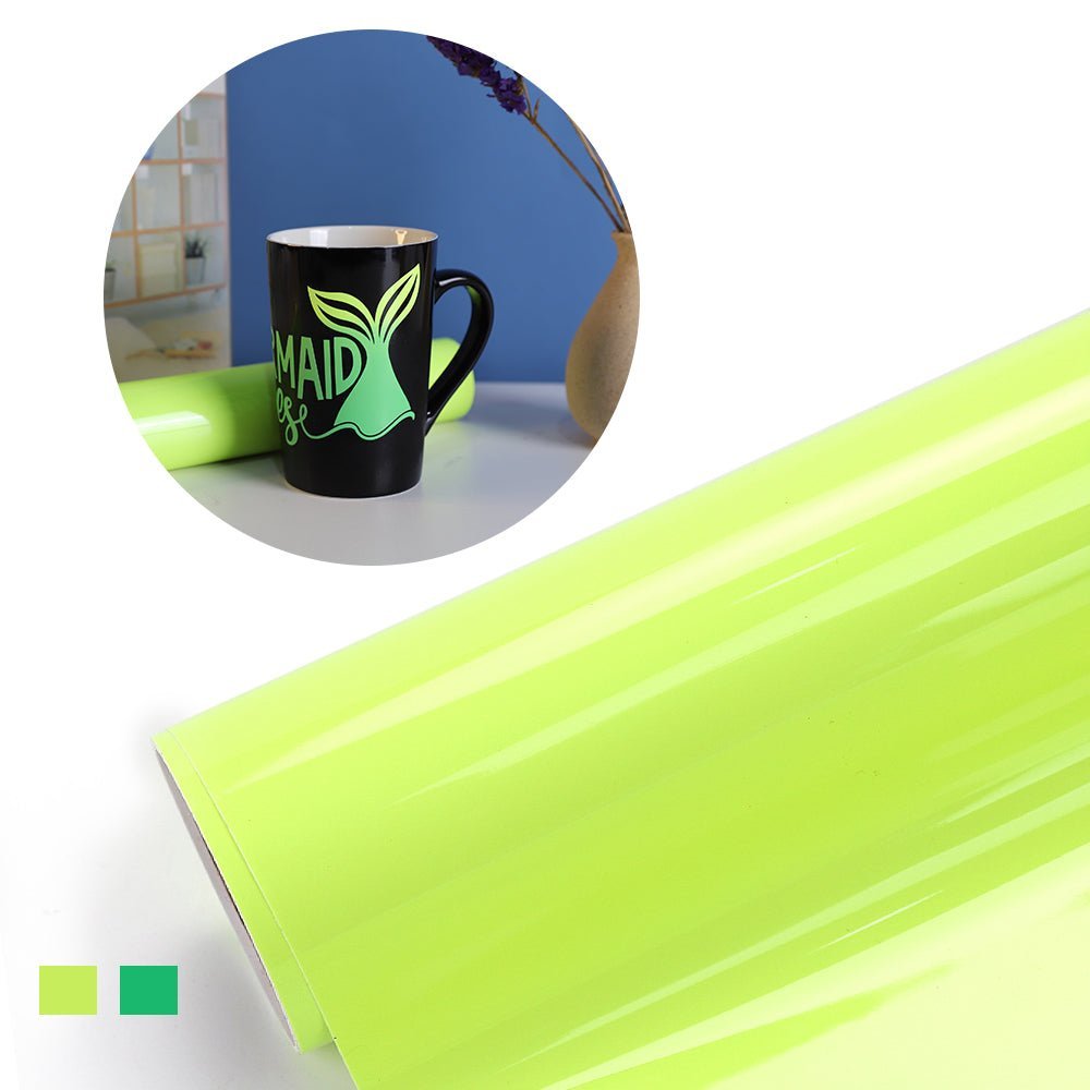 Neon Cold Color Changing Adhesive Vinyl - Adhesive Craft Vinyl